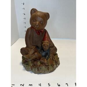 Tom Clark Gnome, Ben or Hunny, Teddy Bear figurine with gnome from 1984